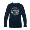 Colorado Long Sleeve T-Shirt - State Design Unisex Colorado Long Sleeve Shirt - deep navy