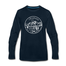 Colorado Long Sleeve T-Shirt - State Design Unisex Colorado Long Sleeve Shirt - deep navy