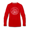 Connecticut Long Sleeve T-Shirt - State Design Unisex Connecticut Long Sleeve Shirt - red