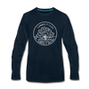 Connecticut Long Sleeve T-Shirt - State Design Unisex Connecticut Long Sleeve Shirt - deep navy