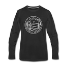 Georgia Long Sleeve T-Shirt - State Design Unisex Georgia Long Sleeve Shirt - black