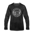 Georgia Long Sleeve T-Shirt - State Design Unisex Georgia Long Sleeve Shirt - charcoal gray