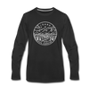 Idaho Long Sleeve T-Shirt - State Design Unisex Idaho Long Sleeve Shirt - black