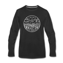 Idaho Long Sleeve T-Shirt - State Design Unisex Idaho Long Sleeve Shirt - black