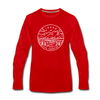 Idaho Long Sleeve T-Shirt - State Design Unisex Idaho Long Sleeve Shirt - red