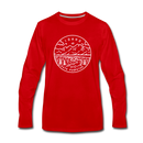 Idaho Long Sleeve T-Shirt - State Design Unisex Idaho Long Sleeve Shirt - red