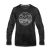 Idaho Long Sleeve T-Shirt - State Design Unisex Idaho Long Sleeve Shirt - charcoal gray