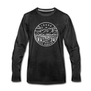 Idaho Long Sleeve T-Shirt - State Design Unisex Idaho Long Sleeve Shirt - charcoal gray