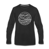 Alaska Long Sleeve T-Shirt - State Design Unisex Alaska Long Sleeve Shirt - black