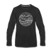Alaska Long Sleeve T-Shirt - State Design Unisex Alaska Long Sleeve Shirt - black