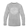 Alaska Long Sleeve T-Shirt - State Design Unisex Alaska Long Sleeve Shirt - heather gray