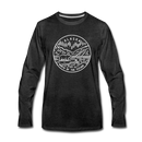 Alaska Long Sleeve T-Shirt - State Design Unisex Alaska Long Sleeve Shirt - charcoal gray