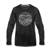 Alaska Long Sleeve T-Shirt - State Design Unisex Alaska Long Sleeve Shirt - charcoal gray