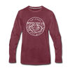 Arizona Long Sleeve T-Shirt - State Design Unisex Arizona Long Sleeve Shirt - heather burgundy