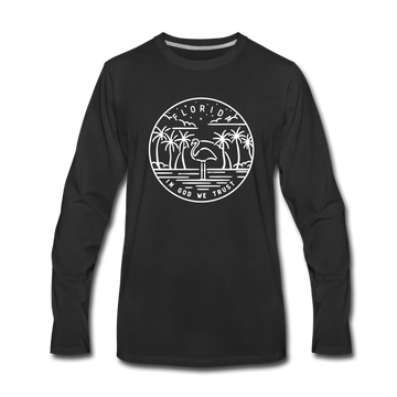 Florida Long Sleeve T-Shirt - State Design Unisex Florida Long Sleeve Shirt - black