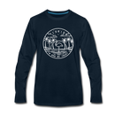Florida Long Sleeve T-Shirt - State Design Unisex Florida Long Sleeve Shirt - deep navy
