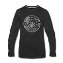 Arkansas Long Sleeve T-Shirt - State Design Unisex Arkansas Long Sleeve Shirt - black