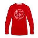 Arkansas Long Sleeve T-Shirt - State Design Unisex Arkansas Long Sleeve Shirt - red