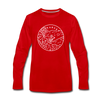 Arkansas Long Sleeve T-Shirt - State Design Unisex Arkansas Long Sleeve Shirt - red