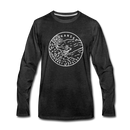 Arkansas Long Sleeve T-Shirt - State Design Unisex Arkansas Long Sleeve Shirt - charcoal gray
