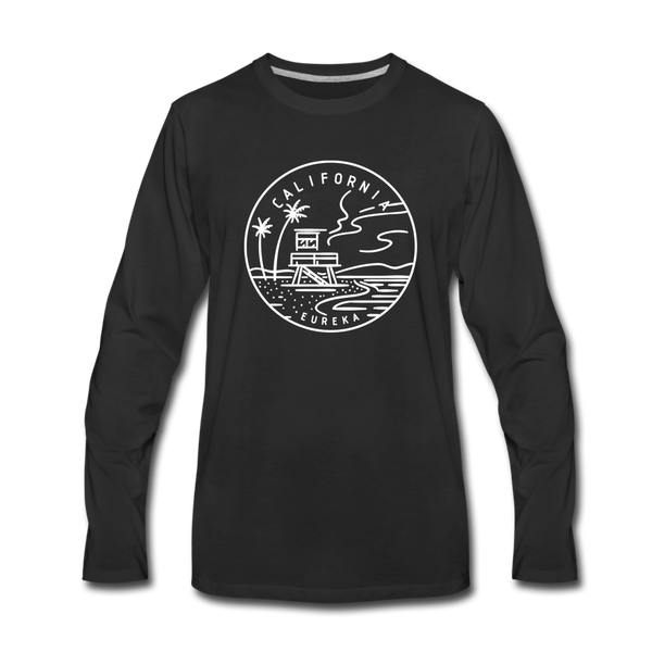 California Long Sleeve T-Shirt - State Design Unisex California Long Sleeve Shirt - black