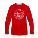 California Long Sleeve T-Shirt - State Design Unisex California Long Sleeve Shirt - red