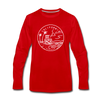 California Long Sleeve T-Shirt - State Design Unisex California Long Sleeve Shirt - red