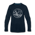 California Long Sleeve T-Shirt - State Design Unisex California Long Sleeve Shirt - deep navy