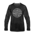 Delaware Long Sleeve T-Shirt - State Design Unisex Delaware Long Sleeve Shirt - charcoal gray