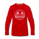 Hawaii Long Sleeve T-Shirt - State Design Unisex Hawaii Long Sleeve Shirt - red
