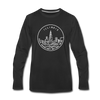 Illinois Long Sleeve T-Shirt - State Design Unisex Illinois Long Sleeve Shirt - black