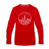 Illinois Long Sleeve T-Shirt - State Design Unisex Illinois Long Sleeve Shirt - red