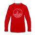 Illinois Long Sleeve T-Shirt - State Design Unisex Illinois Long Sleeve Shirt - red