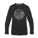 Indiana Long Sleeve T-Shirt - State Design Unisex Indiana Long Sleeve Shirt - black