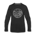 Indiana Long Sleeve T-Shirt - State Design Unisex Indiana Long Sleeve Shirt - black