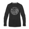 Indiana Long Sleeve T-Shirt - State Design Unisex Indiana Long Sleeve Shirt - black