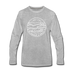 Indiana Long Sleeve T-Shirt - State Design Unisex Indiana Long Sleeve Shirt - heather gray