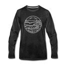 Indiana Long Sleeve T-Shirt - State Design Unisex Indiana Long Sleeve Shirt - charcoal gray