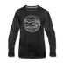 Indiana Long Sleeve T-Shirt - State Design Unisex Indiana Long Sleeve Shirt - charcoal gray