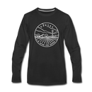 Kansas Long Sleeve T-Shirt - State Design Unisex Kansas Long Sleeve Shirt - black