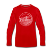 Michigan Long Sleeve T-Shirt - State Design Unisex Michigan Long Sleeve Shirt - red