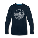 Michigan Long Sleeve T-Shirt - State Design Unisex Michigan Long Sleeve Shirt - deep navy