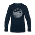 Michigan Long Sleeve T-Shirt - State Design Unisex Michigan Long Sleeve Shirt - deep navy