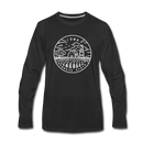 Iowa Long Sleeve T-Shirt - State Design Unisex Iowa Long Sleeve Shirt - black
