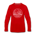 Iowa Long Sleeve T-Shirt - State Design Unisex Iowa Long Sleeve Shirt - red