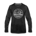 Iowa Long Sleeve T-Shirt - State Design Unisex Iowa Long Sleeve Shirt - charcoal gray