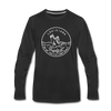 Louisiana Long Sleeve T-Shirt - State Design Unisex Louisiana Long Sleeve Shirt - black