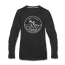 Louisiana Long Sleeve T-Shirt - State Design Unisex Louisiana Long Sleeve Shirt - black