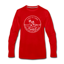 Louisiana Long Sleeve T-Shirt - State Design Unisex Louisiana Long Sleeve Shirt - red