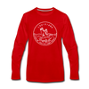Louisiana Long Sleeve T-Shirt - State Design Unisex Louisiana Long Sleeve Shirt - red